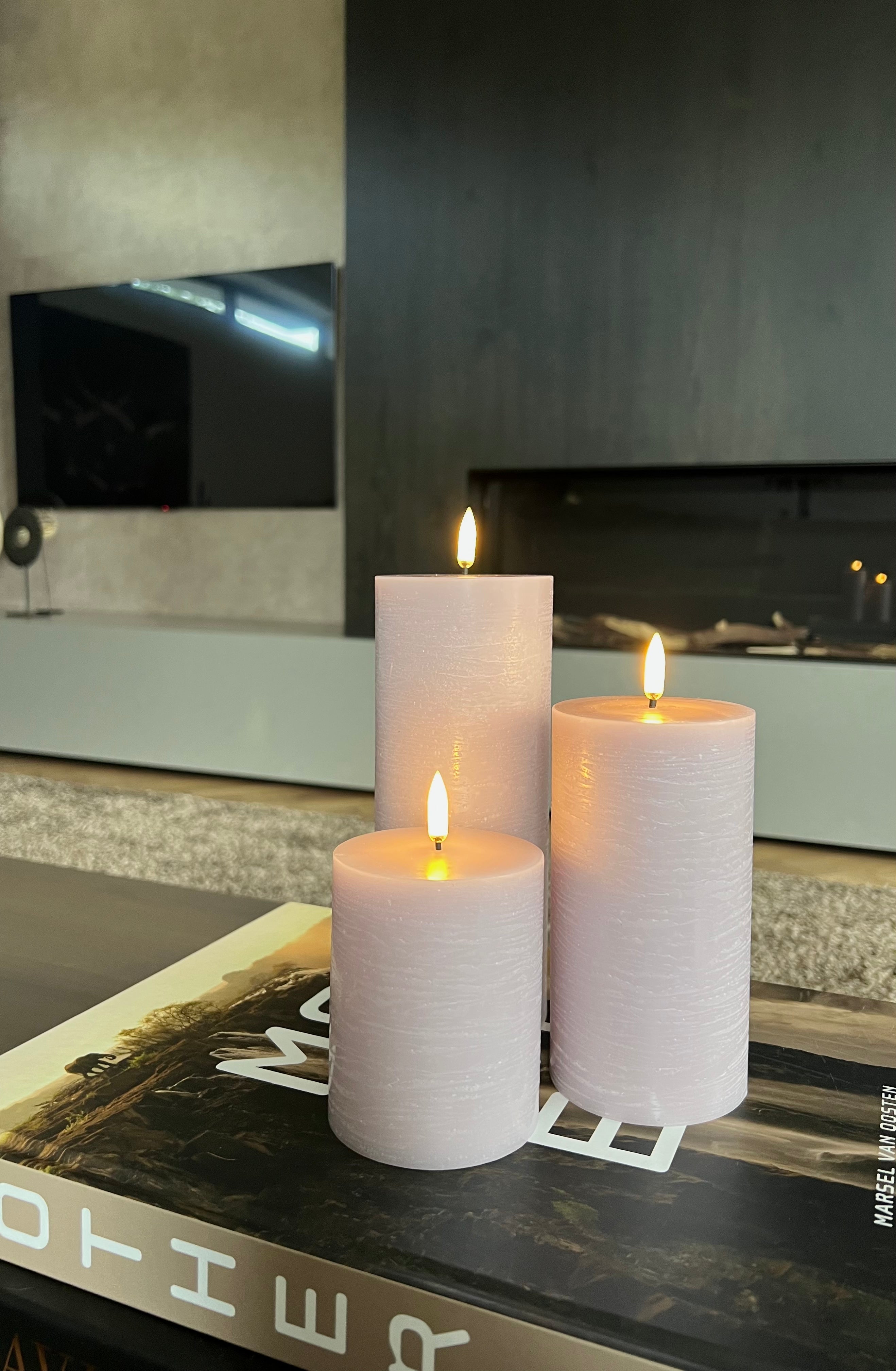 Uyuni Led Blokkaars L | Light Lavendel