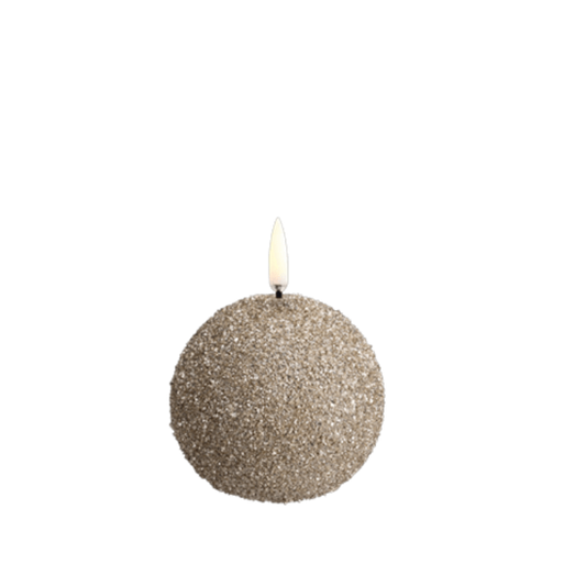 Uyuni led glitter bol | Champagne