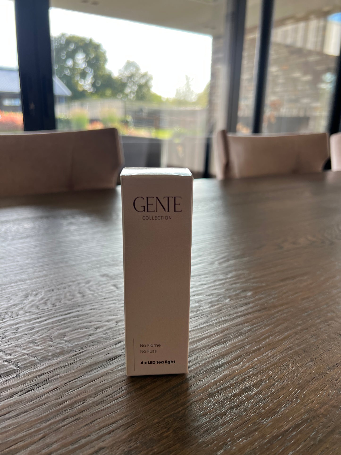 GENTE Waxinelichtje wit (set van 4)