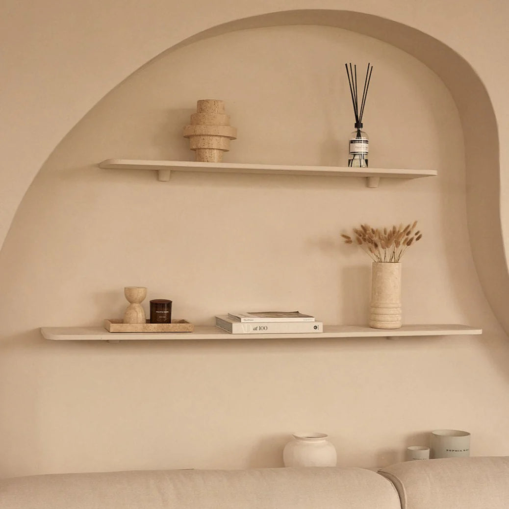 Agano Vaas M | Travertine