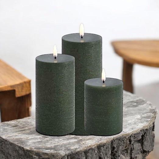 Uyuni Led Blokkaars L | Olive Green