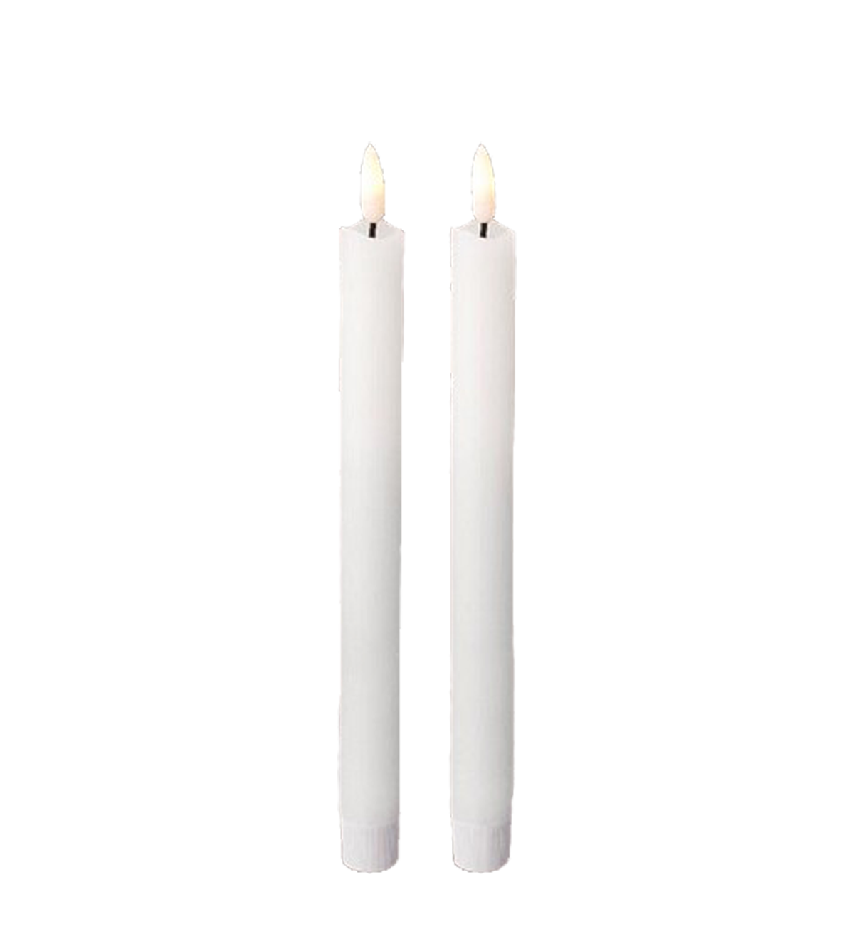 LED dinner candles | White