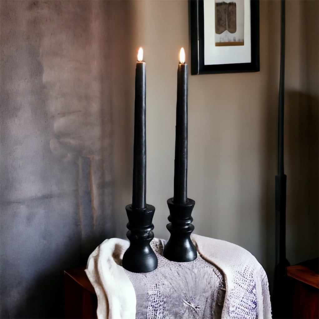 Uyuni Led Dinner Candles 2-pack | Black