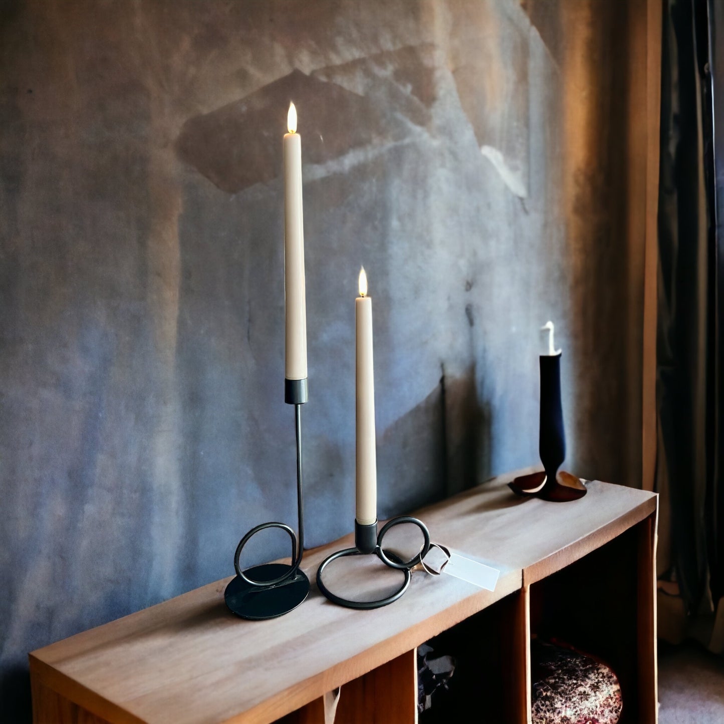 Uyuni Led dinerkaarsen 2-pack | Sandstone