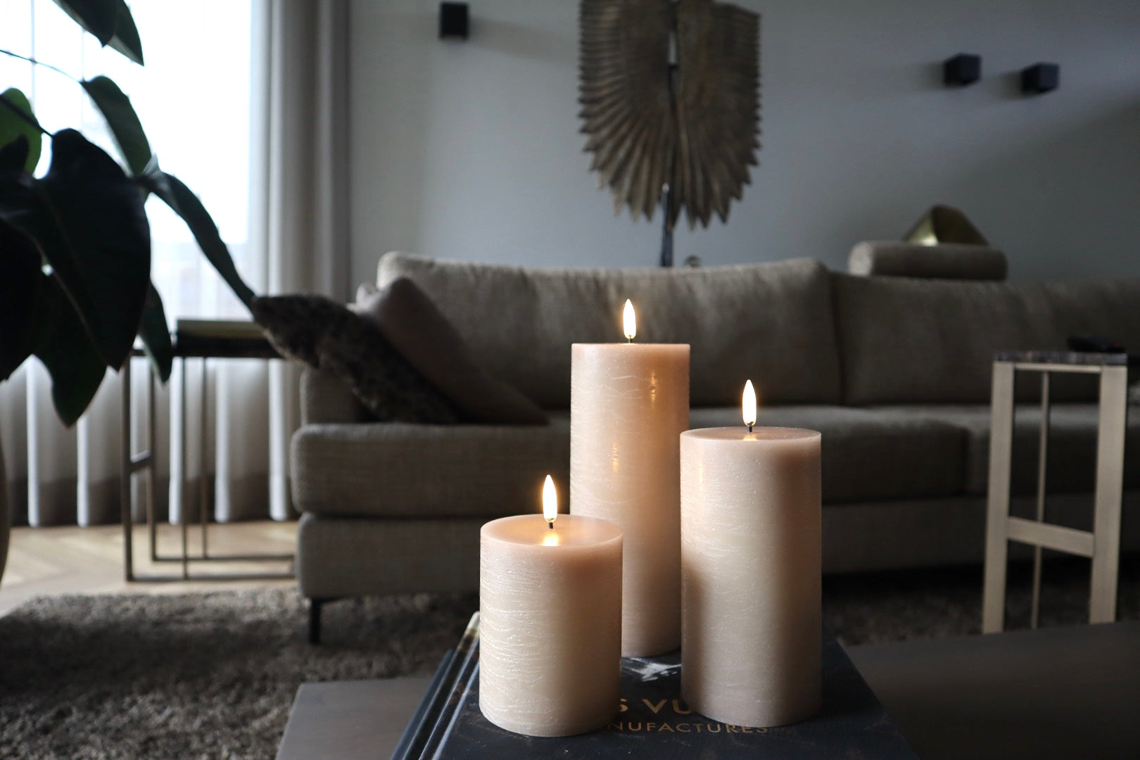 Uyuni Led Blokkaars L | Beige