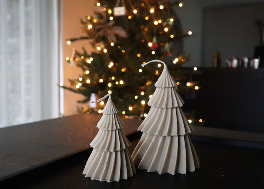 Candle Christmas Set | Beige