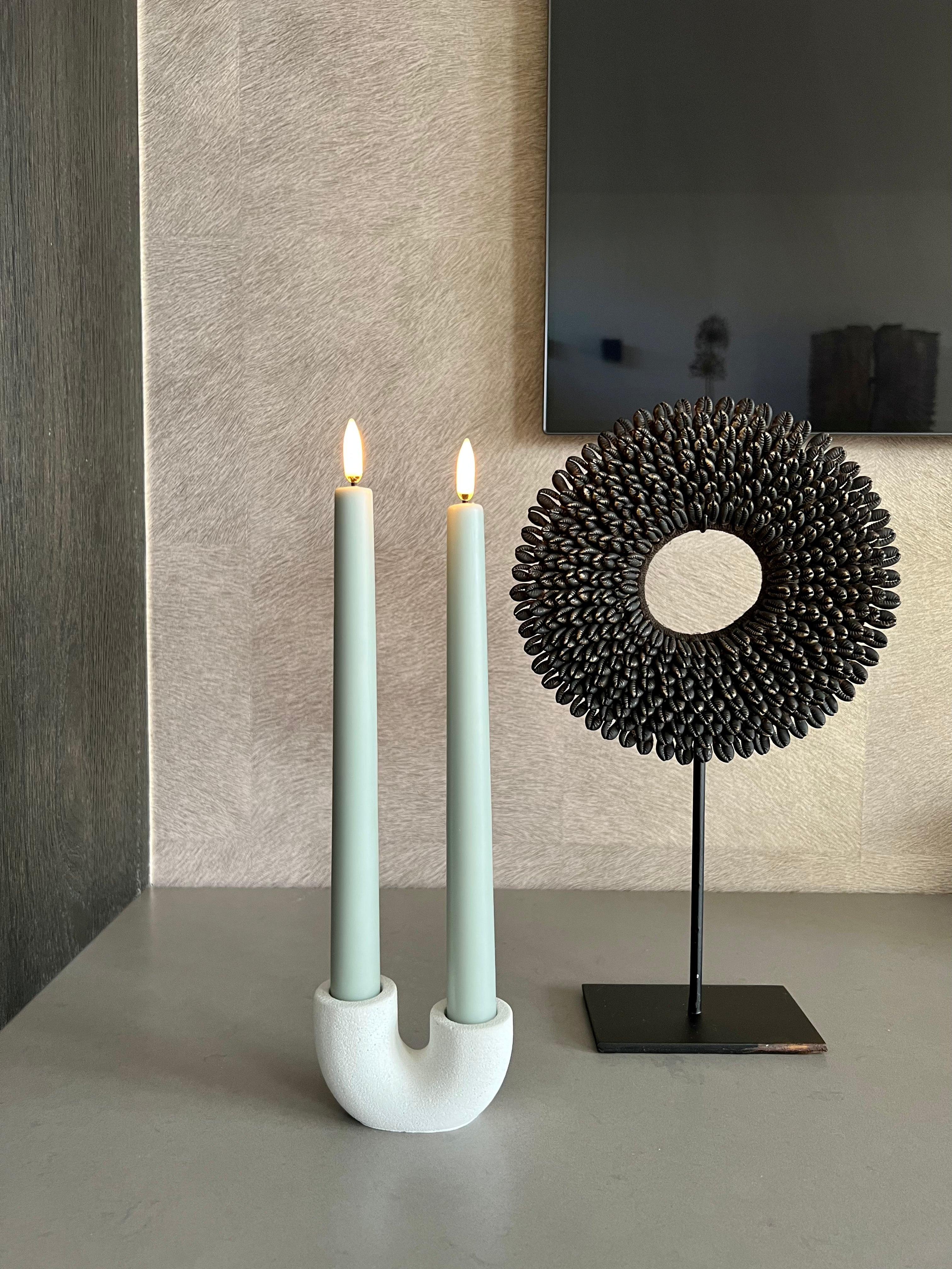 Uyuni Led dinner candles 2-pack | Dustygreen