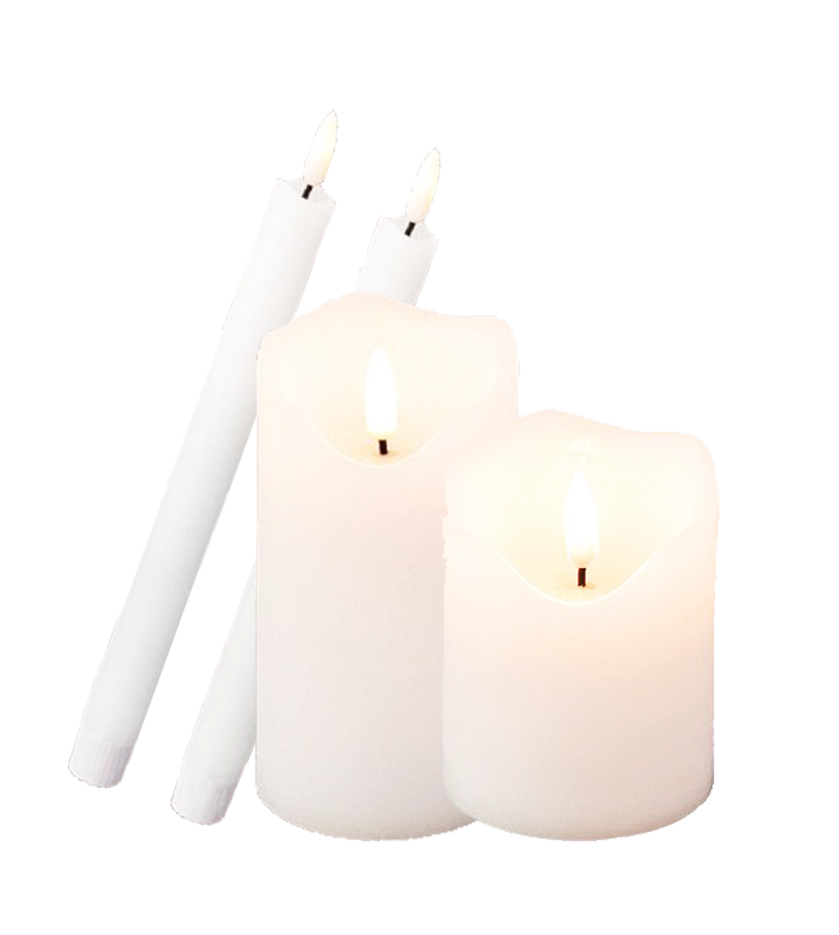 Set | LED candles white
