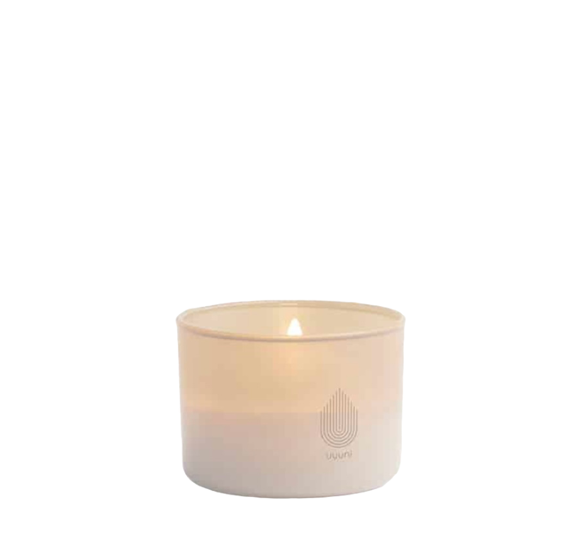 Uyuni led kaars in glas Vanilla S