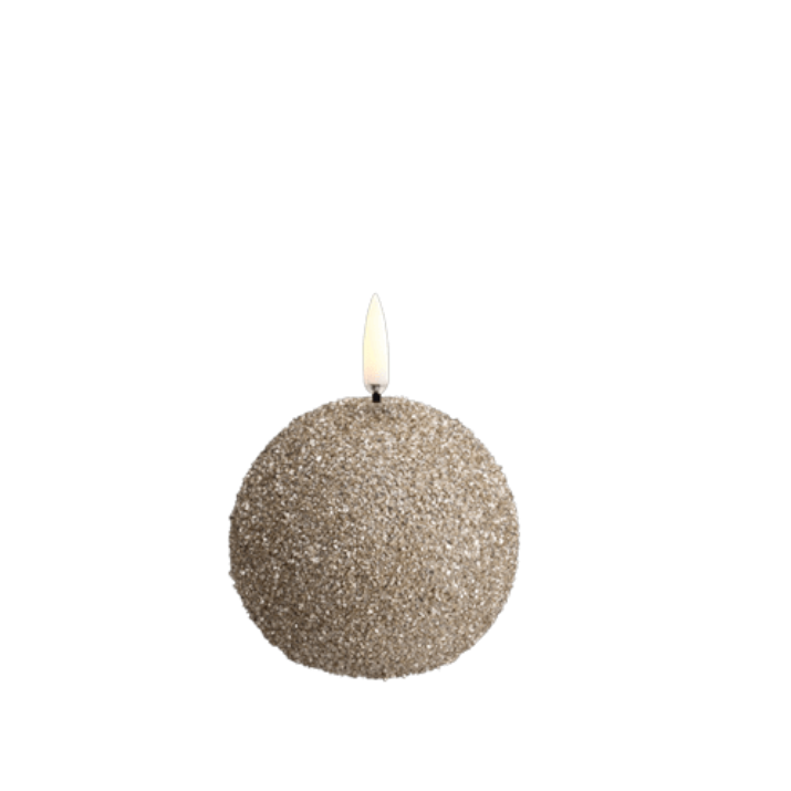 Uyuni led glitter bol | Champagne