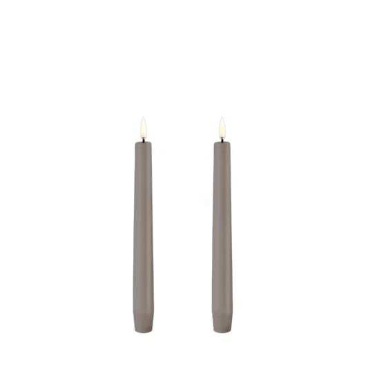 Uyuni Led dinerkaars classic 20 cm 2-pack | Sandstone