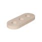 Mooisa waxinelichthouder plateau 3 stuks | Travertine
