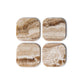 Marmer onderzetters, set van 4 stuks | sandal onyx