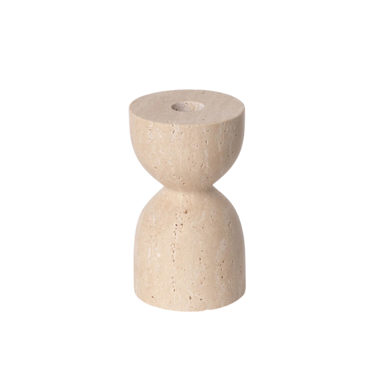Design kaarshouder | Travertine