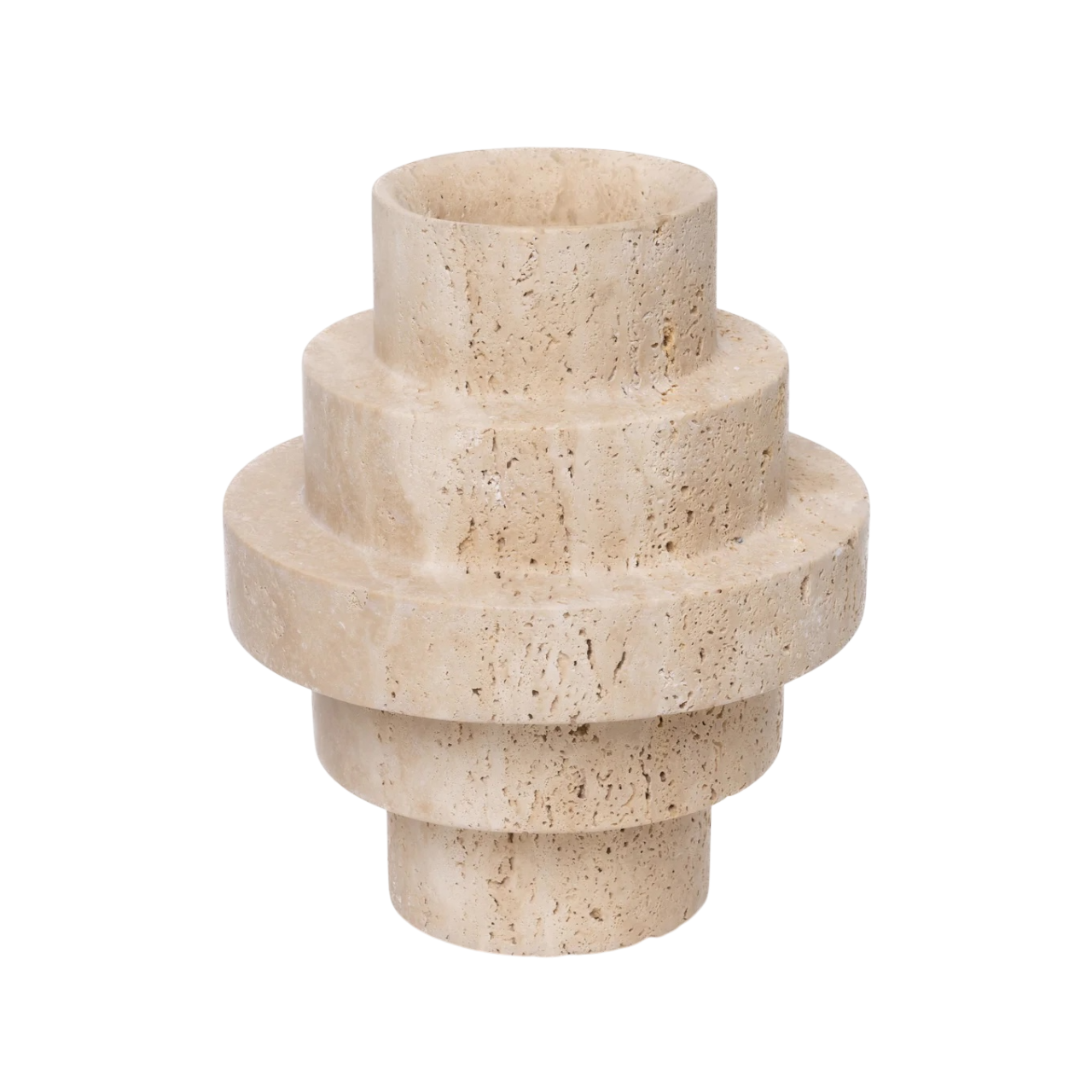 Agano Vaas M | Travertine
