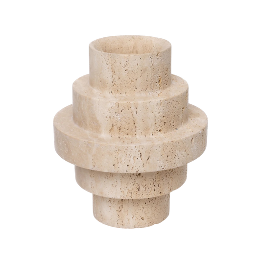Agano Vaas M | Travertine