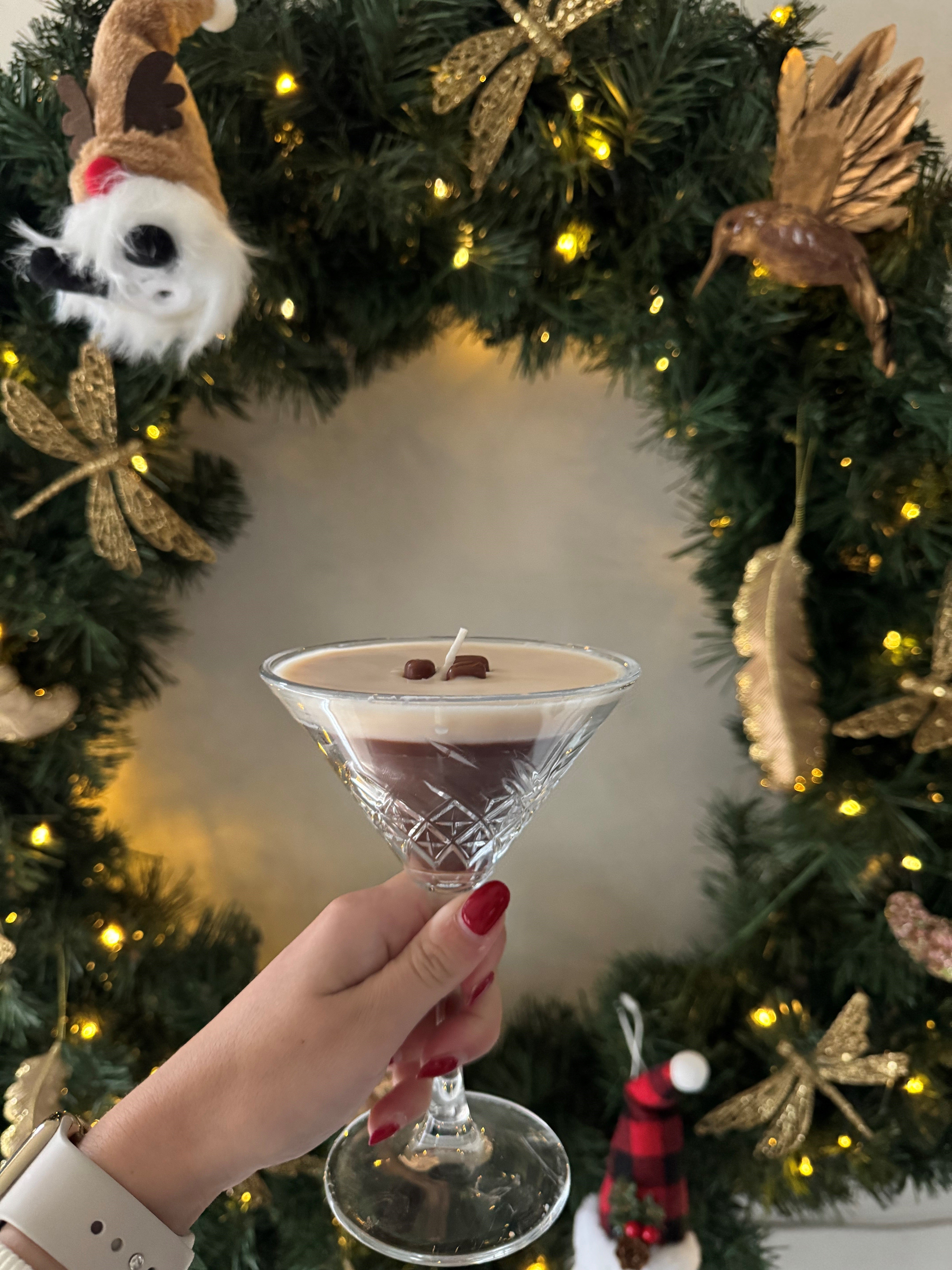 Espresso Martini cocktail kaars