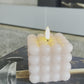 Bubble led candle | Pink