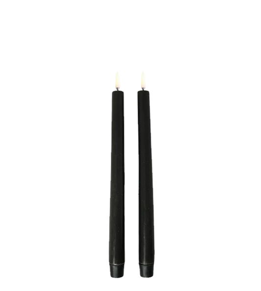 Uyuni Led Dinner Candles 2-pack | Black