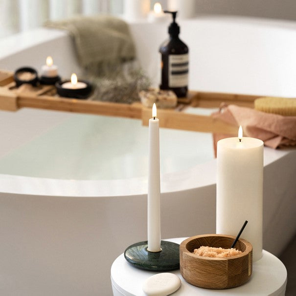 Uyuni Led dinner candles 2-pack | Ivory