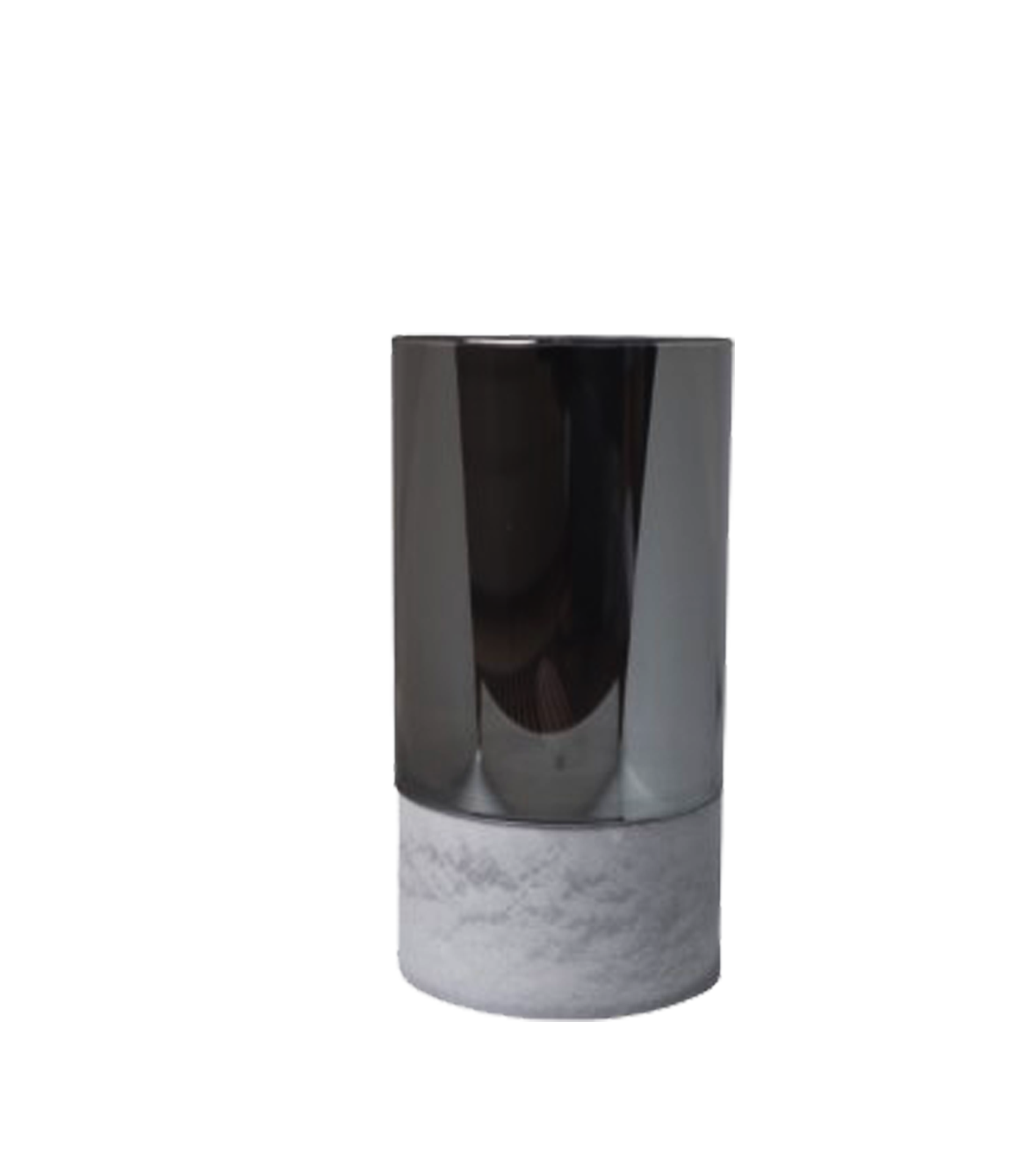 LED kaars in glas L | Cement