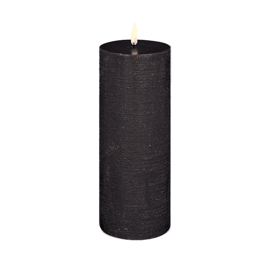 Uyuni Led Block Candle L | Black